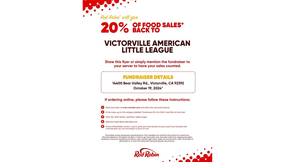 Red Robin Fundraiser